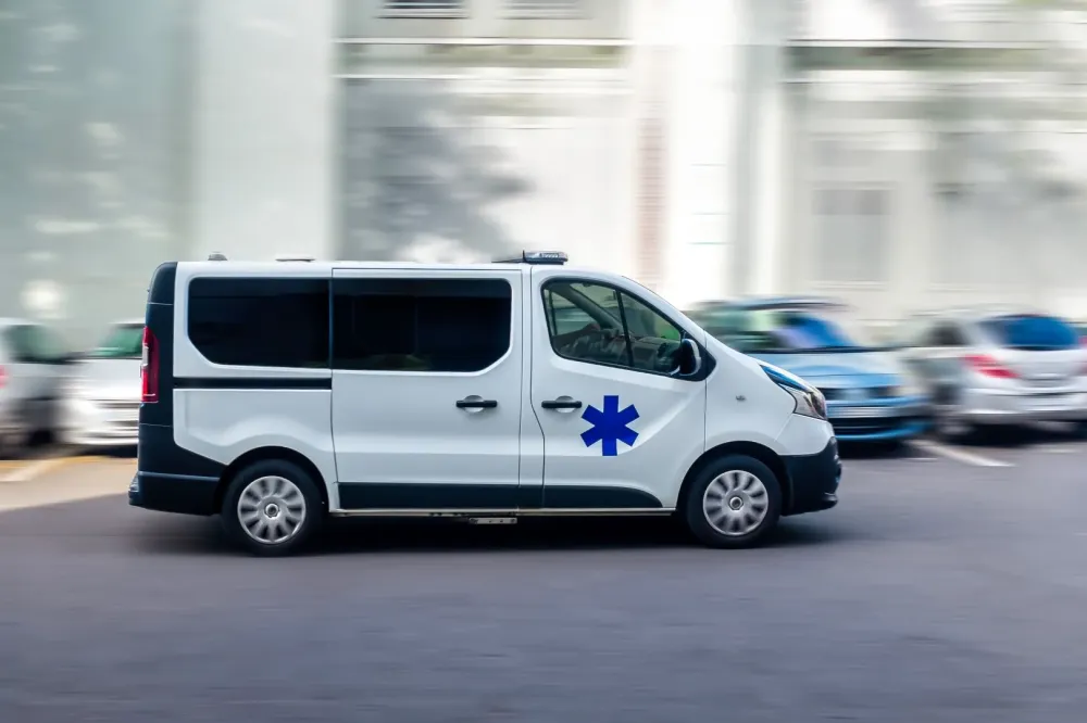 Ambulance qui roule